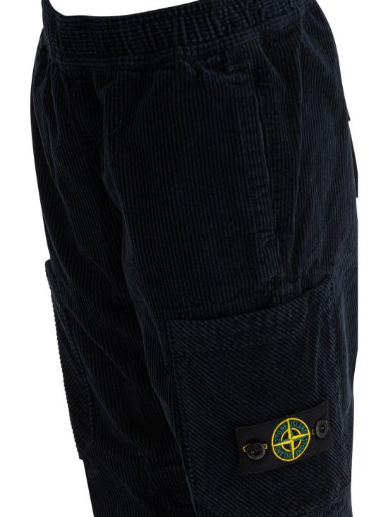 25FW [키즈] 스톤 아일랜드 스트레이트 팬츠 3100005S0199V0020 Blue - STONE ISLAND