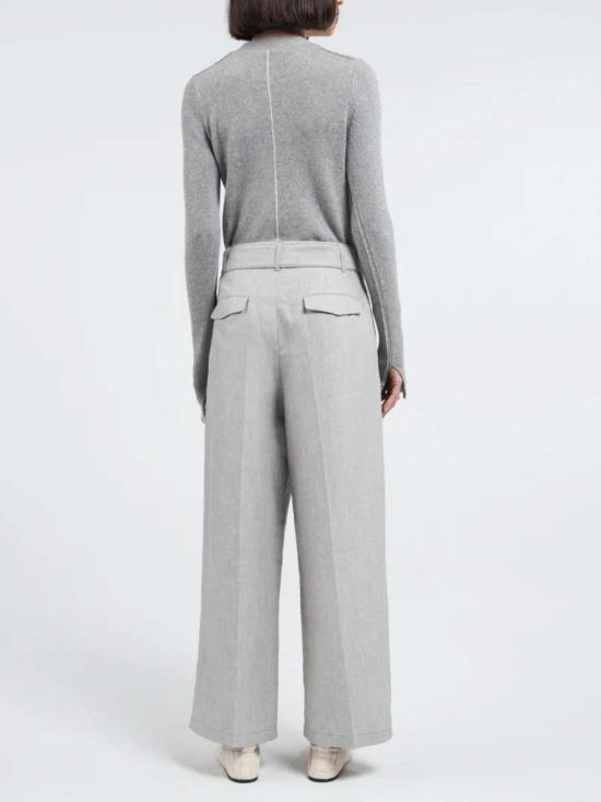  마리아 맥마누스 크롭 팬츠 벨트 와이드 레그 - MARIA MCMANUS