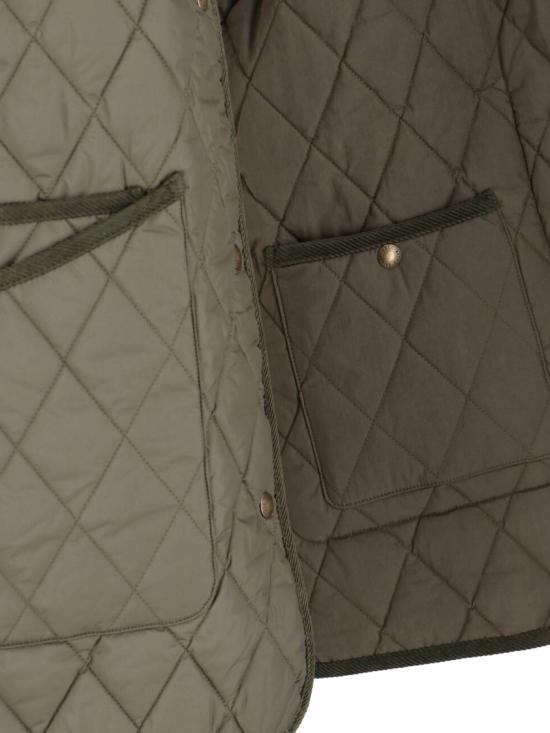 25FW 폴로 랄프로렌 로고 자수 다운 코트  211971180002 GREEN DOM - POLO RALPH LAUREN