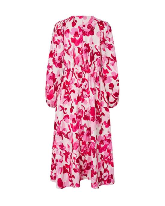  스티네 고야 롱 원피스 스틴 고야 더블 버클 래글런 미디 드레스 핑크 - STINE GOYA