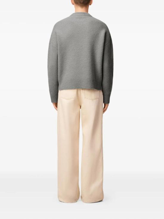 25FW 아미 ADC 크루넥 스웨터 UKS836KN0135 058 GRIS ECRU