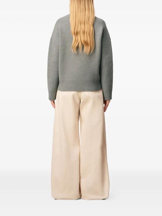 25FW 아미 ADC 크루넥 스웨터 UKS836KN0135 058 GRIS ECRU - AMI