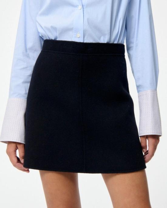  바네사브루노 숏 스커트 바네사 브루노 주나 스커트 마린 - VANESSA BRUNO