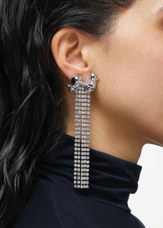  몬도 몬도 이어링 보우 이오니아  화이트 브론즈