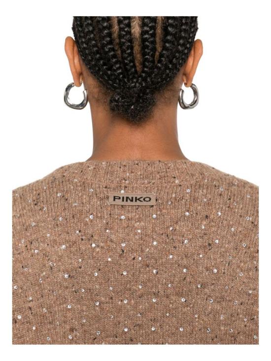 25FW 핑코 스웨터 MARCHE105739A2U4C3Z Brown - PINKO