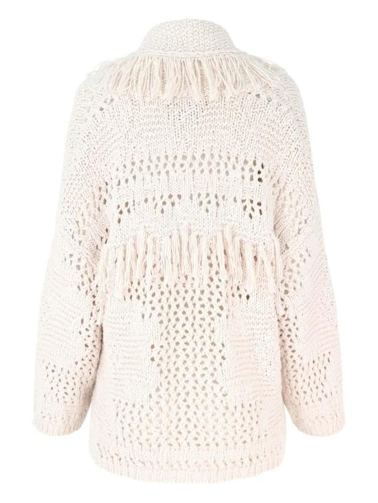  어텀 캐시미어 자켓 가을 캐시미어 사우스웨스트 프린지 숄 - AUTUMN CASHMERE