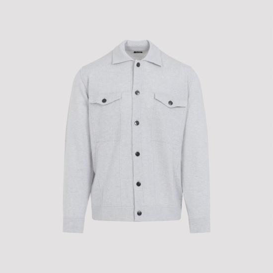 25FW 키톤 데님 자켓 UMK077903000 GREY - KITON