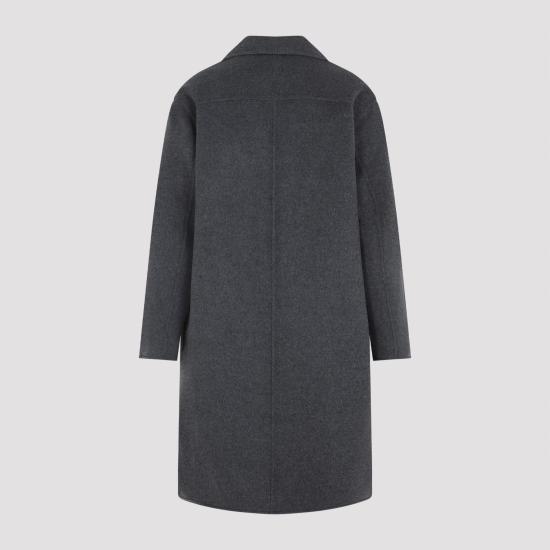 25FW 아미 코트 HCO471 WV0022 055 HEATHER GREY - AMI