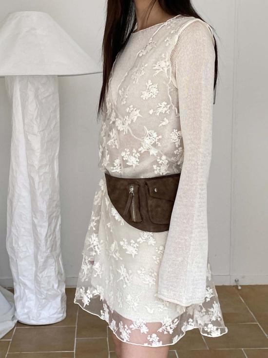  더 엔케이씨 스토어 숏 스커트 Nkc 스토어 앨리 니트 스커트 - The NKC Store