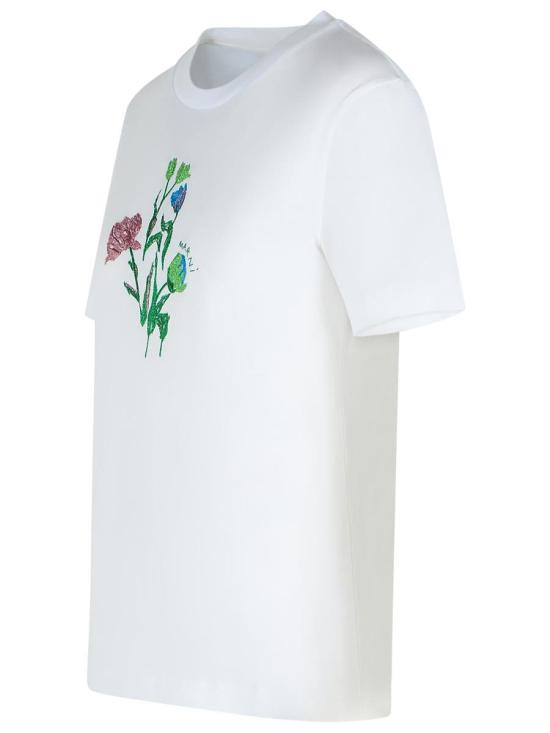 25FW 마르니 반팔 티셔츠 THJE0293S2 UTC44600W01 WHITE - MARNI