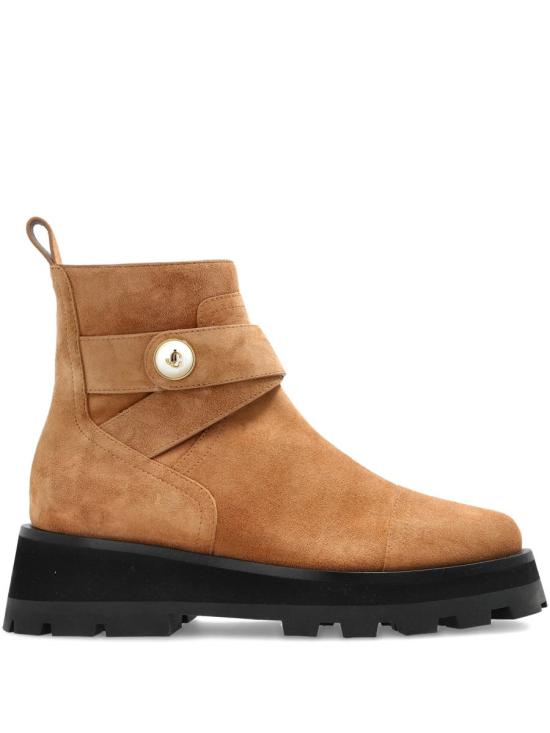 25FW 지미추 부츠 MEENA FLAT SVV TOFFEE BROWN