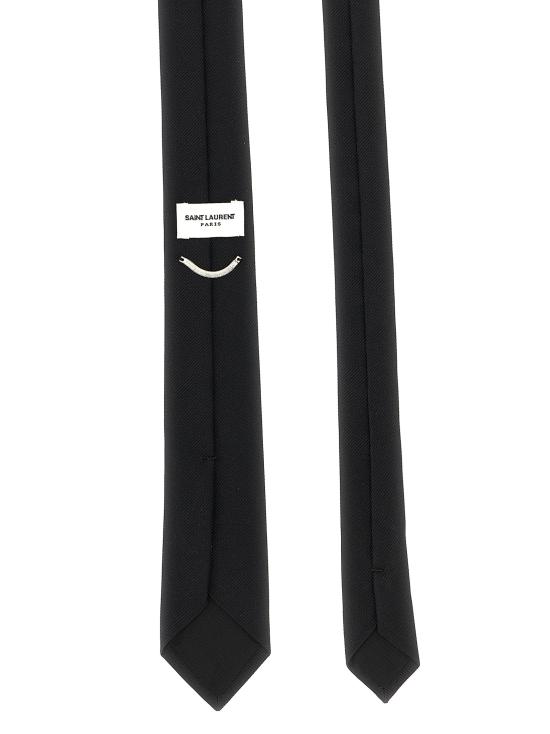26FW 생로랑 넥타이 7200953Y0431000 Black - SAINT LAURENT