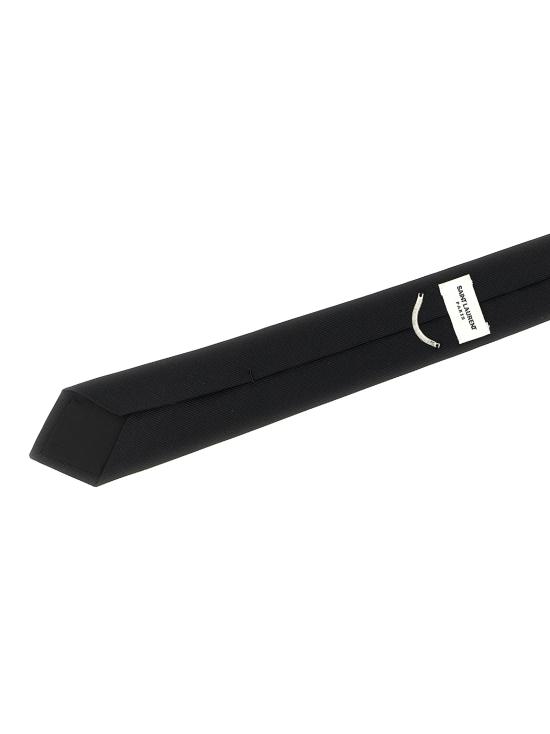 26FW 생로랑 넥타이 7200953Y0431000 Black - SAINT LAURENT