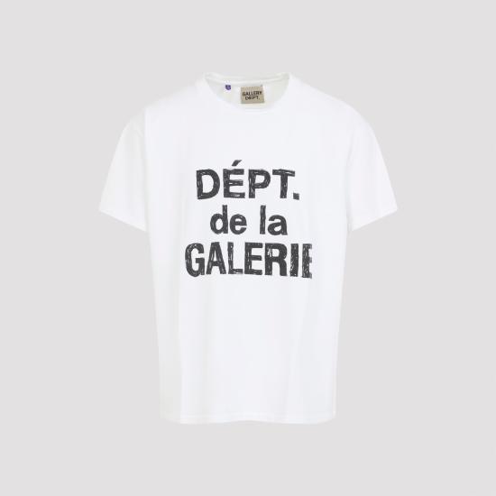 25FW 갤러리 디파트먼트 반팔 티셔츠 MT10077 WHITE - GALLERY DEPT
