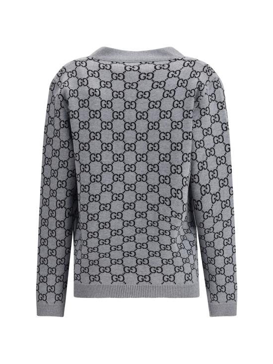 25FW 구찌 리버서블 GG 울 자카드 가디건  798157XKEJP 1045 - GUCCI