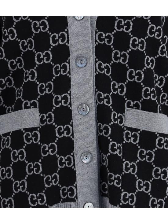 25FW 구찌 리버서블 GG 울 자카드 가디건  798157XKEJP 1045 - GUCCI
