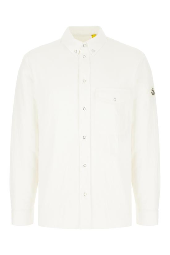 25SS 몽클레어 프라그먼트 패딩 셔츠 자켓 프라그먼트  셔츠 자켓 2F00002M5271 001 Bianco