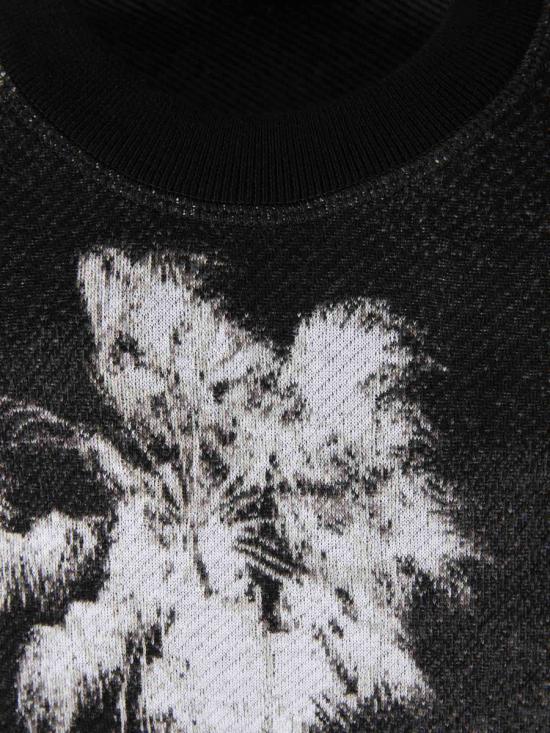 25FW 팜앤젤스 스웨터 PMHE086F25KNI001 1001BLACK WHITE Black - PALM ANGELS