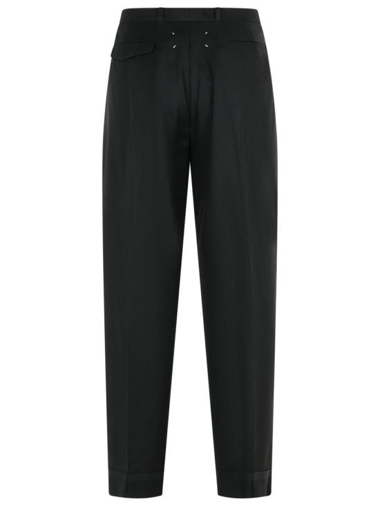 25FW 마르지엘라 울 & 린넨 트라우저 S50KA0687 M35504900 Black - MAISON MARGIELA