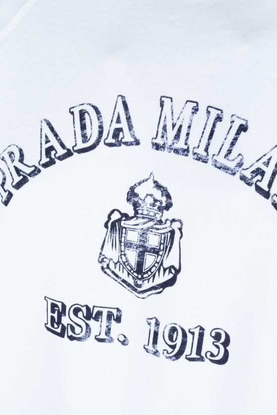 25SS 프라다 긴팔 티셔츠 13471616V5 F0009 Bianco - PRADA