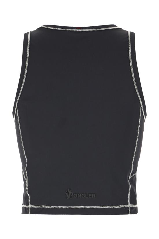 25SS 몽클레어 로고 패치 탱크탑  8P00001899YG 999 BLACK - MONCLER