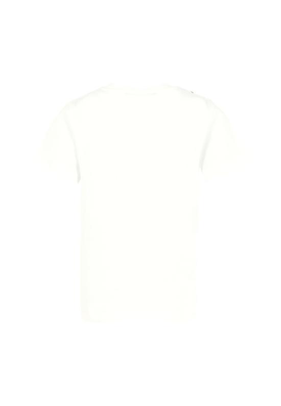 25FW [키즈] 발망 티셔츠 BX8C41 Z3186 100OR WHITE - BALMAIN