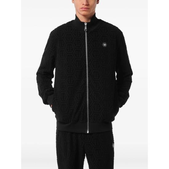 25FW 필립 플레인 봄버 자켓 MJB3769 PTE021N 02 BLACK - PHILIPP PLEIN