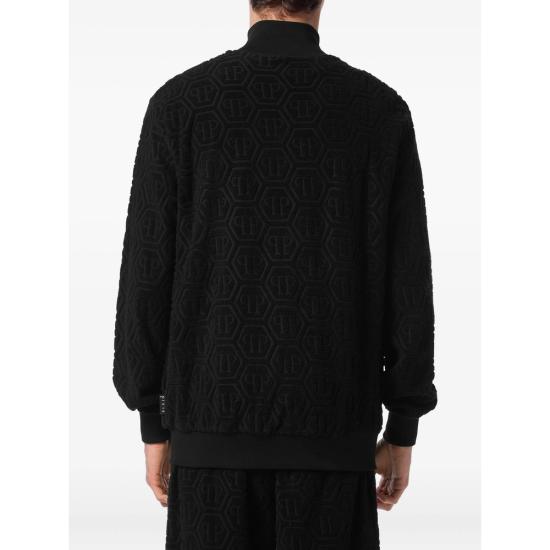 25FW 필립 플레인 봄버 자켓 MJB3769 PTE021N 02 BLACK - PHILIPP PLEIN