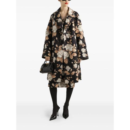 25FW 돌체앤가바나 롱 원피스 F6TVTT FSTBR HN5QQ BLACK - DOLCE & GABBANA