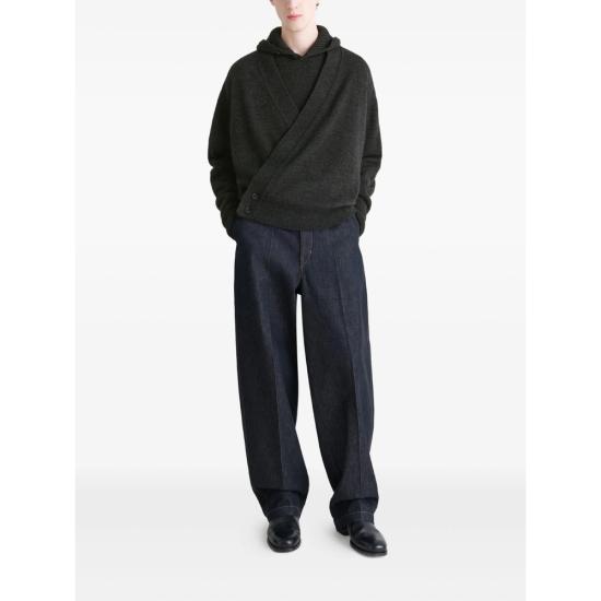 25FW 르메르 가디건 TO1476 LK1028 BR507 BLACK - LEMAIRE