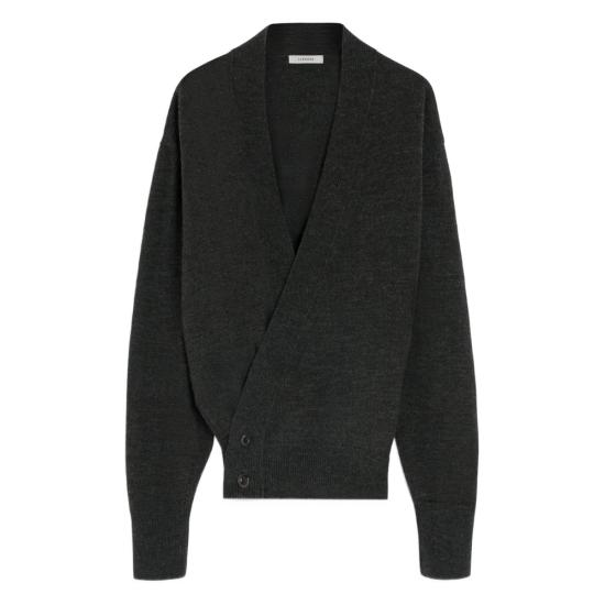 25FW 르메르 가디건 TO1476 LK1028 BR507 BLACK