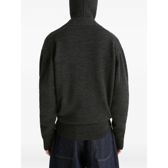 25FW 르메르 가디건 TO1476 LK1028 BR507 BLACK - LEMAIRE