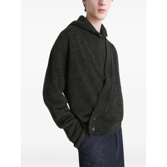 25FW 르메르 가디건 TO1476 LK1028 BR507 BLACK - LEMAIRE