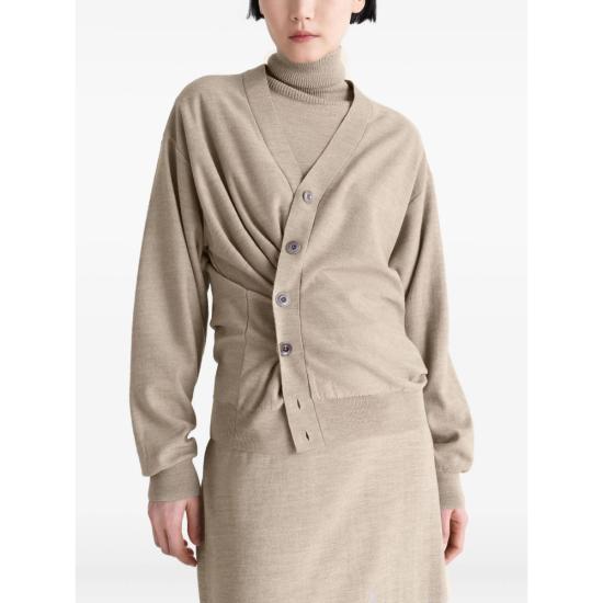 25FW 르메르 릴렉스드 트위스트 가디건 TO1082 LK087 BR446 NEUTRALS - LEMAIRE