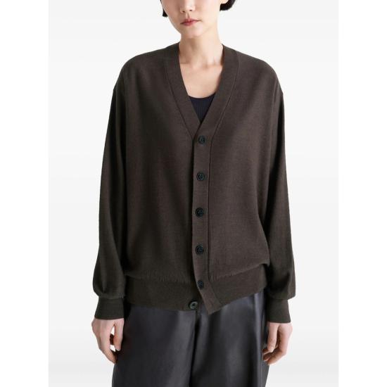 25FW 르메르 릴렉스드 트위스트 가디건 TO1082 LK087 BR397 BROWN - LEMAIRE