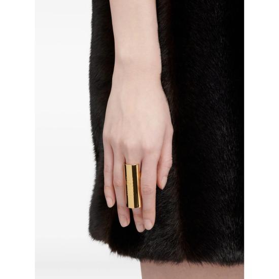 25FW MM6 메종마르지엘라 반지 P8754 SM7UQ0118 950 GOLD - MM6 MAISON MARGIELA