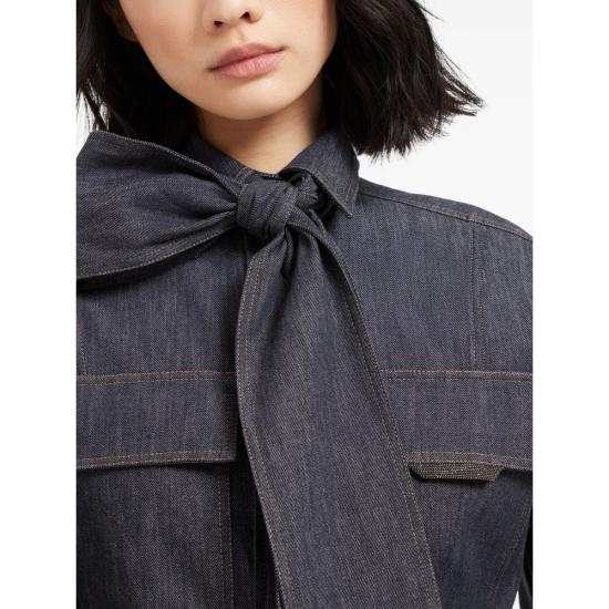 25FW 브루넬로 쿠치넬리 셔츠 MA792MY506 C001 BLUE - BRUNELLO CUCINELLI