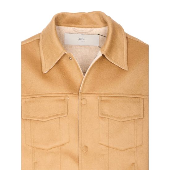 25FW 아미 울 트러커 재킷 UJK847 WO0009 2802 NEUTRALS - AMI