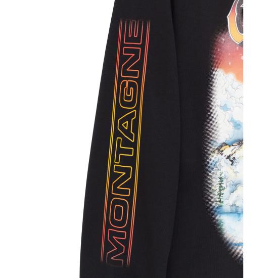 25FW 카사블랑카 긴팔 티셔츠 JTP 151 01 BLACK - CASABLANCA