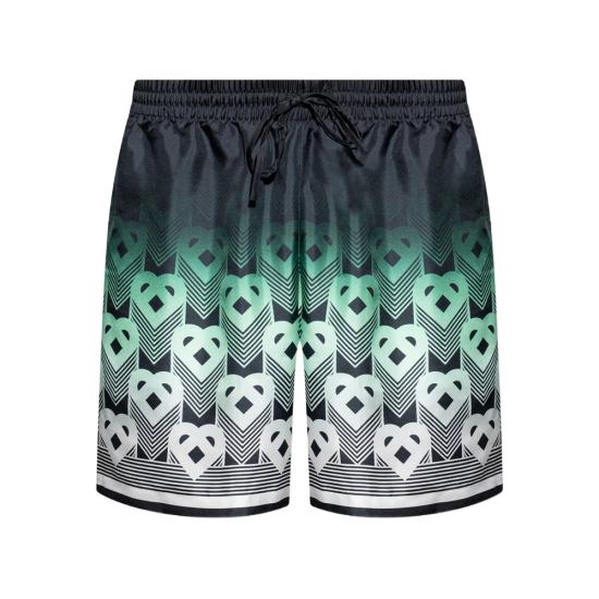 25FW 카사블랑카 숏팬츠 TR 012 01 DRAWS GREEN BLACK
