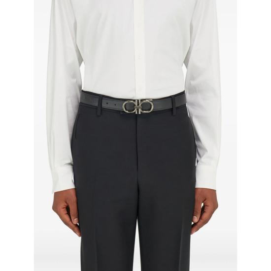 25FW 살바토레 페라가모 가죽 벨트 670634 0788532 TMONE BROWN - SALVATORE FERRAGAMO