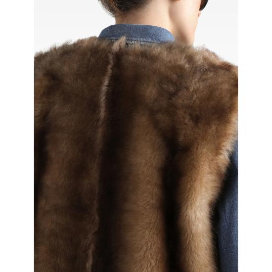 25FW 돌체앤가바나 베스트 F0W6LF FUP98 S9002 BROWN - DOLCE & GABBANA