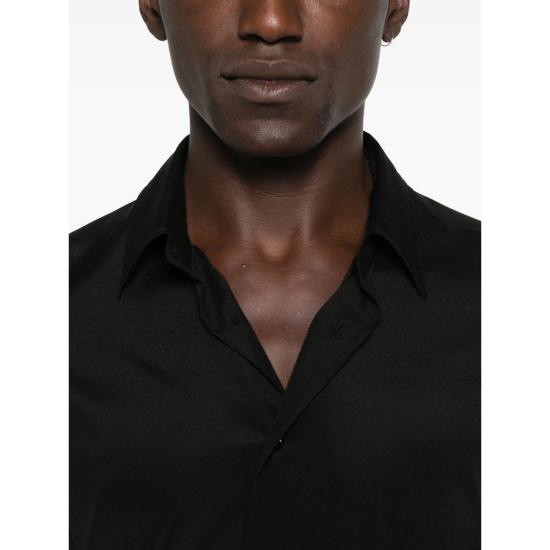 25FW 마짜렐리 셔츠 B280 8 3 BLACK - MAZZARELLI