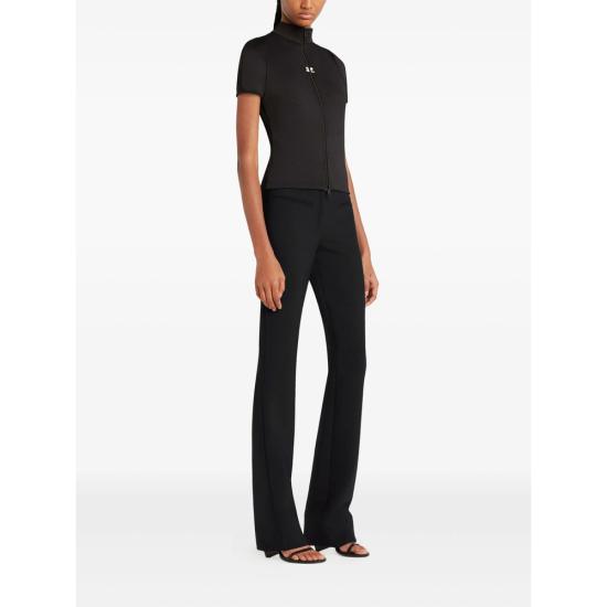 25FW 쿠레쥬 탑 325JTO446JS 0250 9999 BLACK - COURREGES