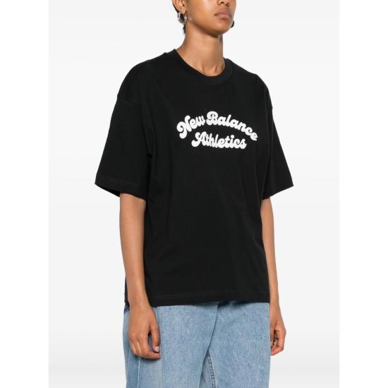 25FW 뉴발란스 반팔 티셔츠 WT53525BK BLACK - NEW BALANCE