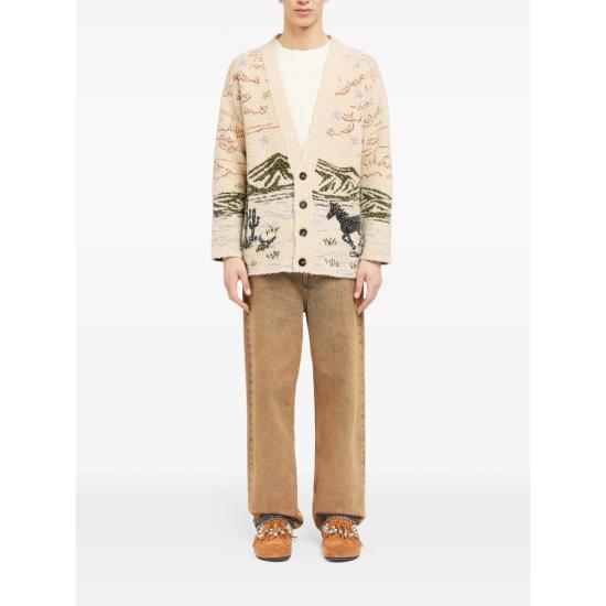 25FW 알라누이 가디건 LMHB027E25KN I005 0F84 NEUTRALS GREEN - ALANUI