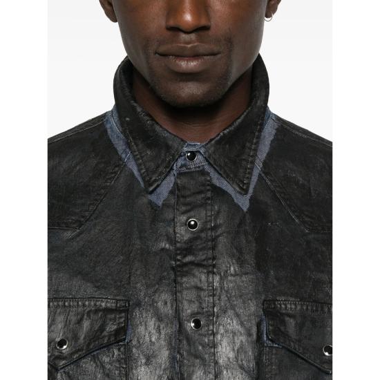 25FW MM6 메종마르지엘라 셔츠 M30029 SH2DT0033 963 BLUE - MM6 MAISON MARGIELA