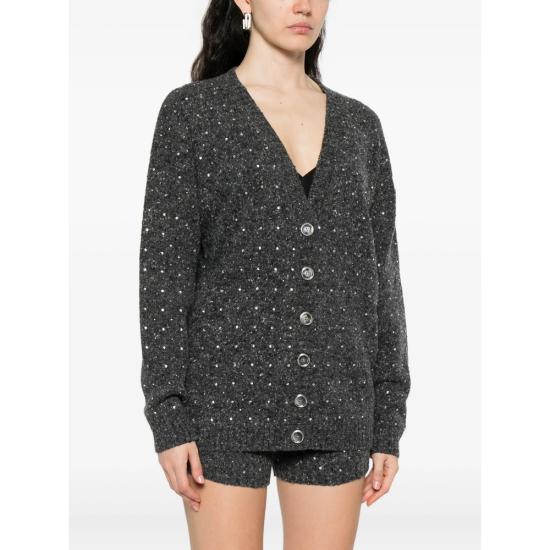 25FW 핑코 가디건 105739 A2U4 IZ9 GREY - PINKO