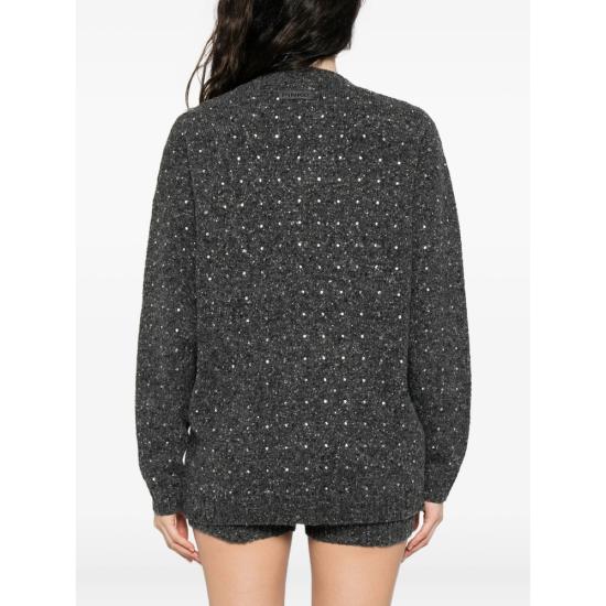 25FW 핑코 가디건 105739 A2U4 IZ9 GREY - PINKO