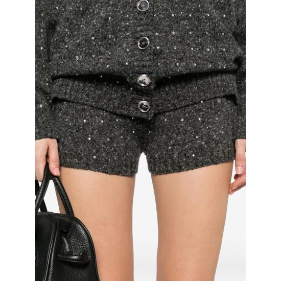 25FW 핑코 숏팬츠 105737 A2U4 IZ9 GREY - PINKO